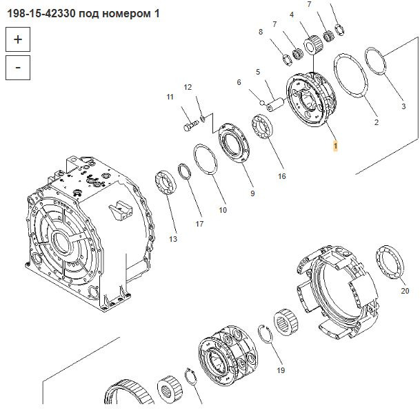 Новый Трансмиссия для Строительной техники OEM 198-15-42330 Водило: фото 6 Новый Трансмиссия для Строительной техники OEM 198-15-42330 Водило: фото 6