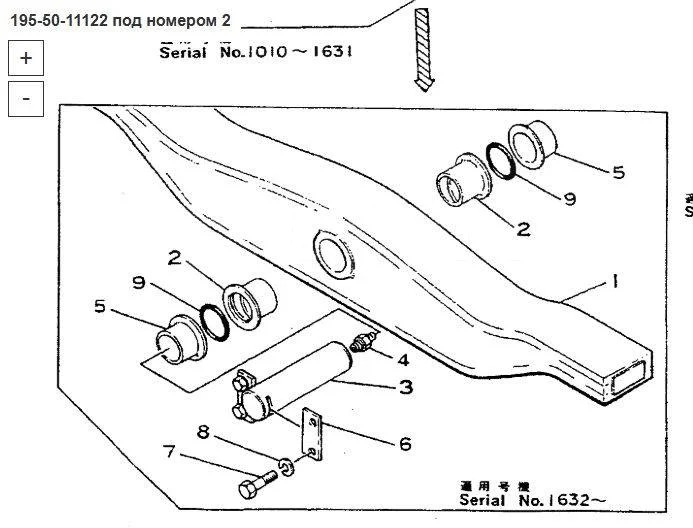 Новый Рессорная подвеска Ofm Top Line Втулка балки 195-50-11122 Komatsu D355A в Благовещенске: фото 6 Новый Рессорная подвеска Ofm Top Line Втулка балки 195-50-11122 Komatsu D355A в Благовещенске: фото 6
