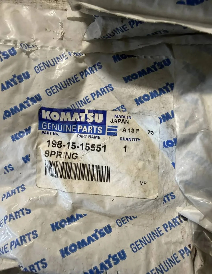 Новый Трансмиссия Пружина трансмиссии 198-15-15551 Komatsu: фото 7 Новый Трансмиссия Пружина трансмиссии 198-15-15551 Komatsu: фото 7