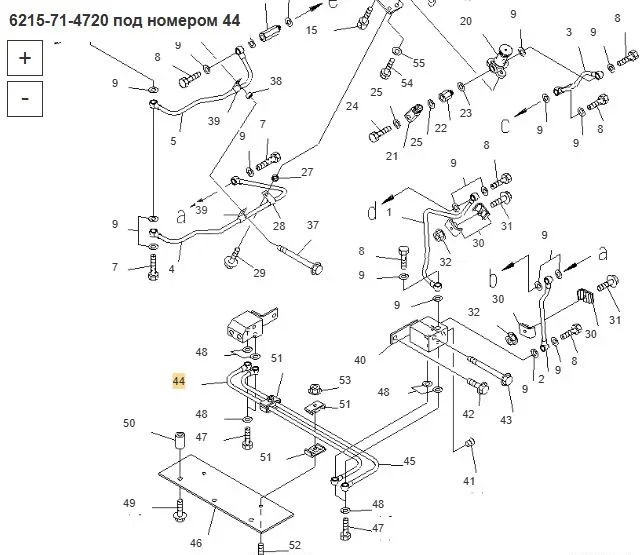 Трубка топливная 6215-71-4720 Komatsu SA12V140-1 - Топливная система: фото 4 Трубка топливная 6215-71-4720 Komatsu SA12V140-1 - Топливная система: фото 4