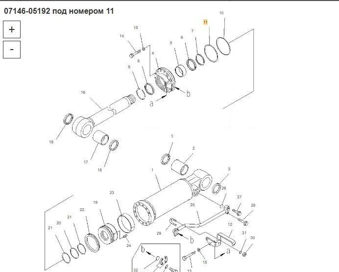 Новый Универсальная запчасть Уплотнительное кольцо 07146-05192 Komatsu D375A: фото 8