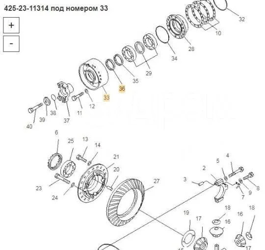 Новый Запчасти 425-23-11314 Клеть (опора) Komatsu WA500: фото 12 Новый Запчасти 425-23-11314 Клеть (опора) Komatsu WA500: фото 12