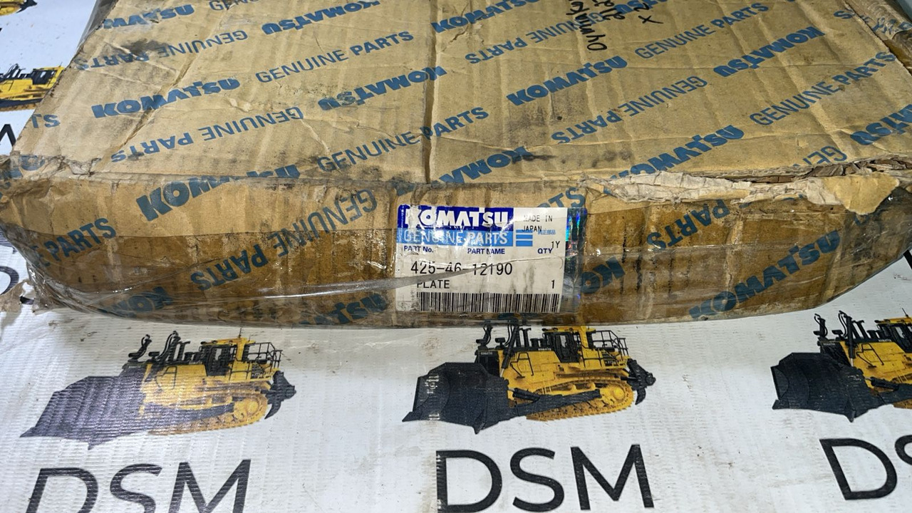 Komatsu 425-46-12190 Накладка - Запчасти для Строительной техники: фото 2 Komatsu 425-46-12190 Накладка - Запчасти для Строительной техники: фото 2