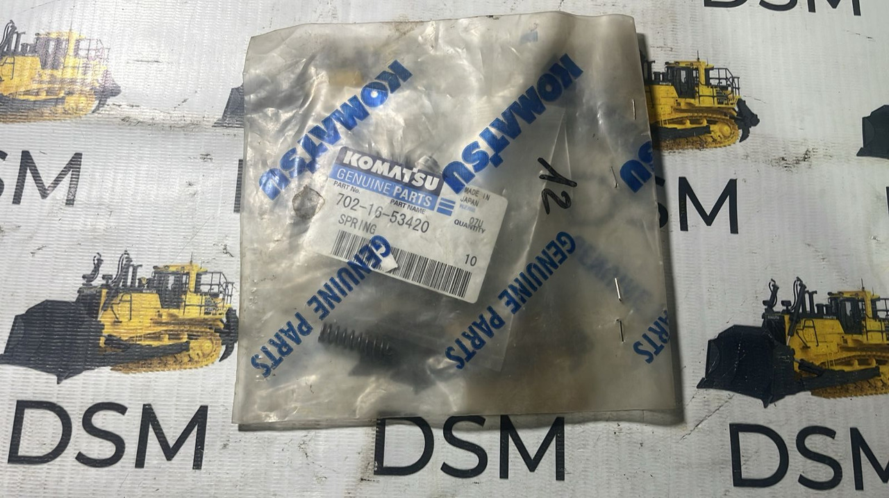 Komatsu 702-16-53420 Пружина - Запчасти для Строительной техники: фото 1 Komatsu 702-16-53420 Пружина - Запчасти для Строительной техники: фото 1