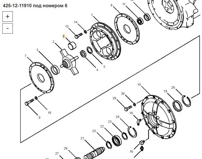 Новый Запчасти Резинка 425-12-11910 Komatsu WA500: фото 6 Новый Запчасти Резинка 425-12-11910 Komatsu WA500: фото 6