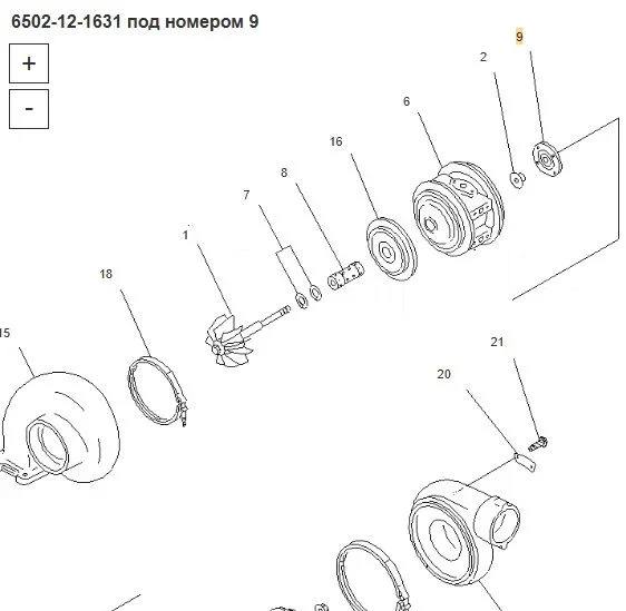 Новый Запчасти Упорный подшипник 6502-12-1631 Komatsu: фото 9 Новый Запчасти Упорный подшипник 6502-12-1631 Komatsu: фото 9