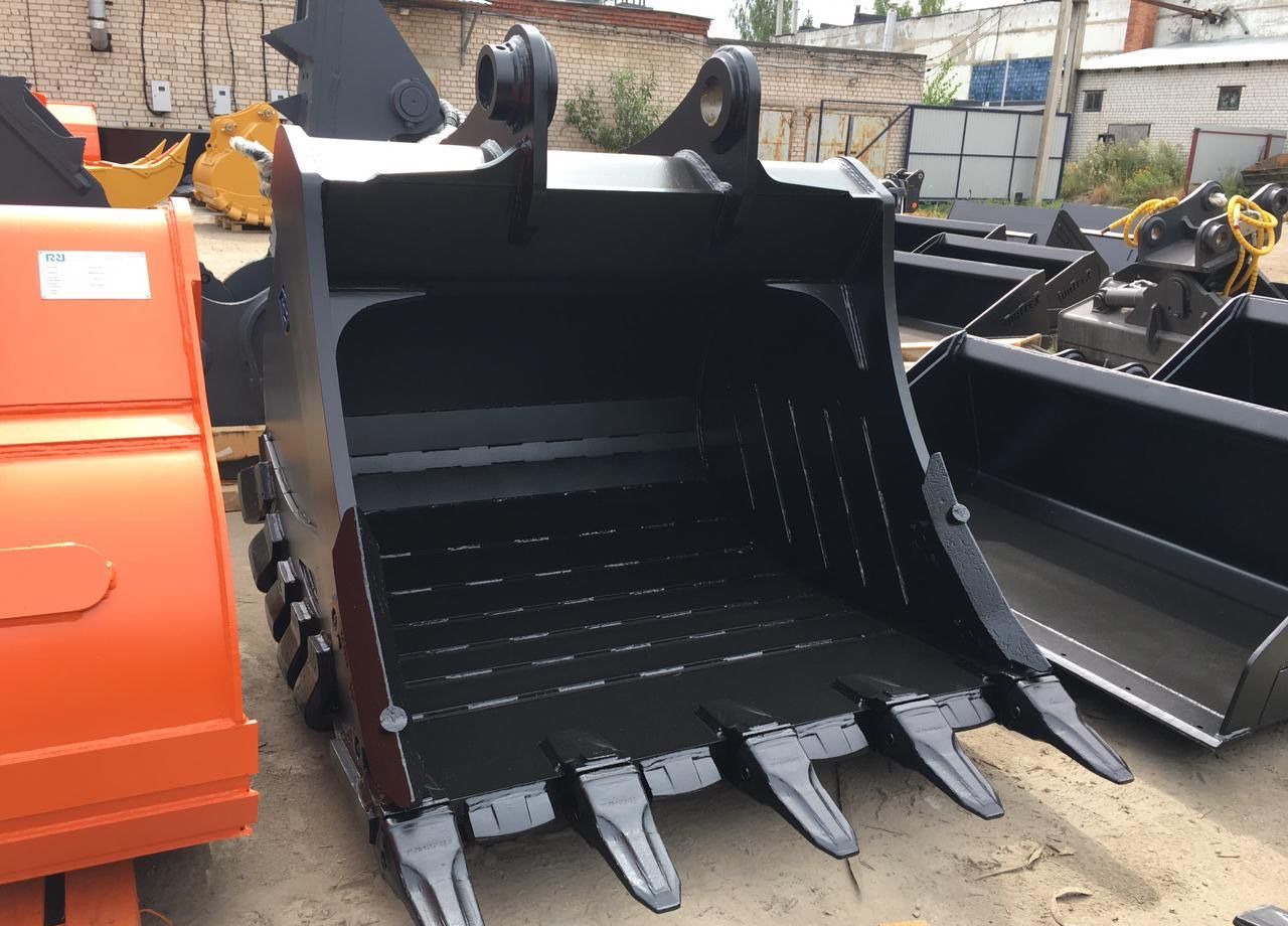 Ковш сверхусиленный на Doosan DX 340 - Ковш для экскаватора: фото 1 Ковш сверхусиленный на Doosan DX 340 - Ковш для экскаватора: фото 1