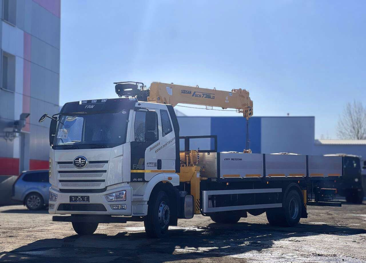 FAW J6L - Грузовик бортовой/ Платформа, Автоманипулятор: фото 5 FAW J6L - Грузовик бортовой/ Платформа, Автоманипулятор: фото 5