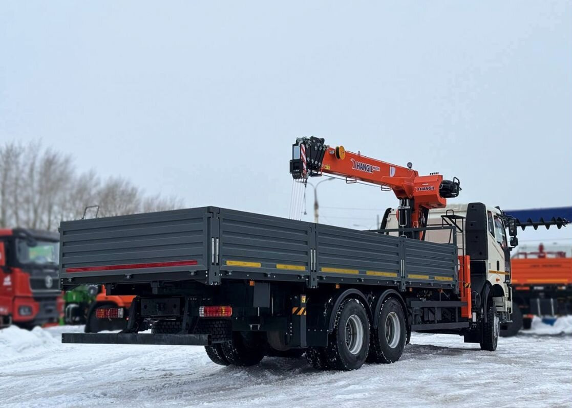 Новый Грузовик бортовой/ Платформа, Автоманипулятор FAW J6P: фото 7