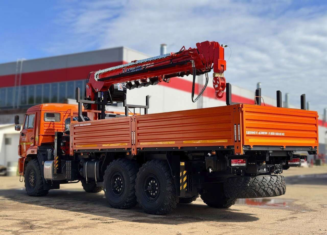 Новый Бортовой грузовик/ Платформа, Автоманипулятор КАМАЗ 43118-50: фото 6