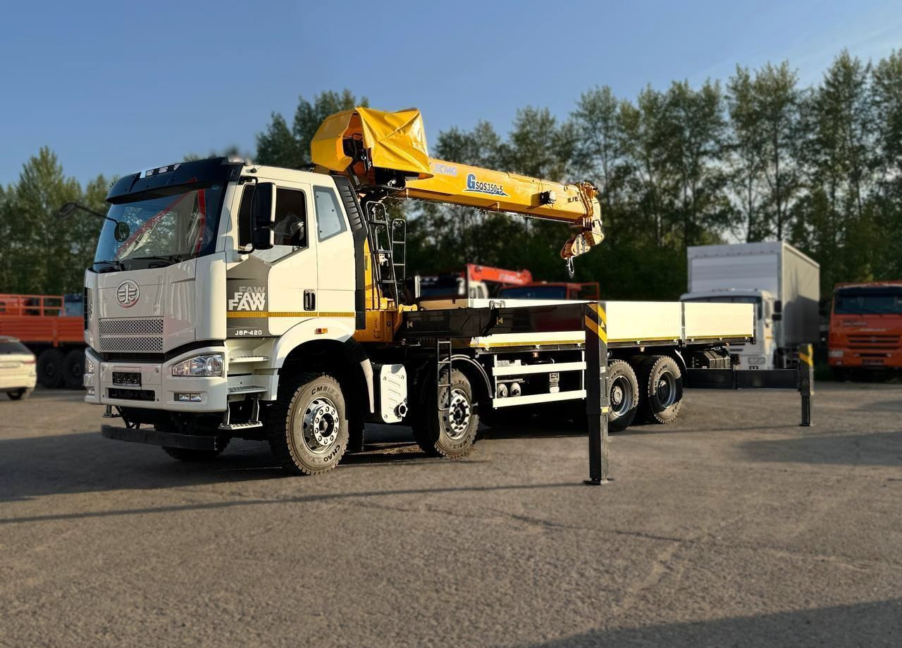 Новый Грузовик бортовой/ Платформа, Автоманипулятор FAW CA3310: фото 11