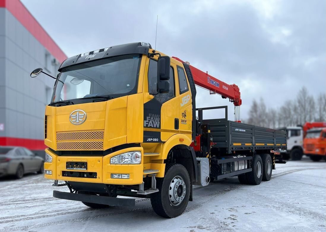 FAW J6P - Грузовик бортовой/ Платформа, Автоманипулятор: фото 1 FAW J6P - Грузовик бортовой/ Платформа, Автоманипулятор: фото 1
