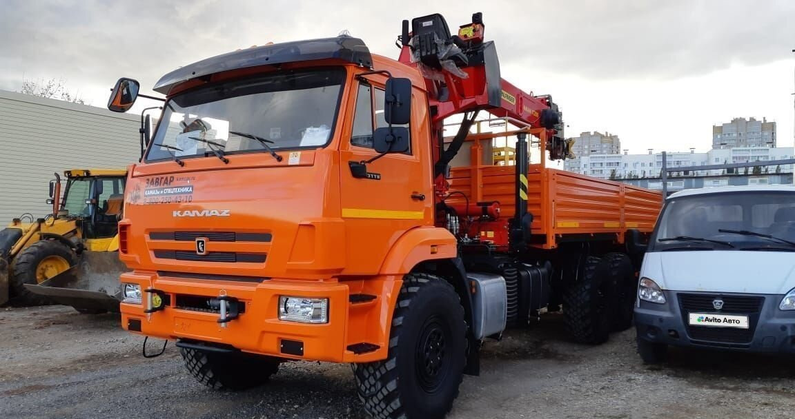 КАМАЗ 43118-50 - Грузовик бортовой/ Платформа, Автоманипулятор: фото 1 КАМАЗ 43118-50 - Грузовик бортовой/ Платформа, Автоманипулятор: фото 1