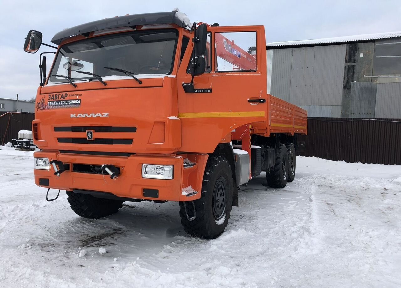 КАМАЗ 43118-50 - Грузовик бортовой/ Платформа, Автоманипулятор: фото 1 КАМАЗ 43118-50 - Грузовик бортовой/ Платформа, Автоманипулятор: фото 1