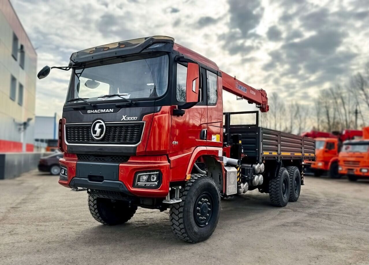 Shacman X3000 - Грузовик бортовой/ Платформа, Автоманипулятор: фото 1 Shacman X3000 - Грузовик бортовой/ Платформа, Автоманипулятор: фото 1