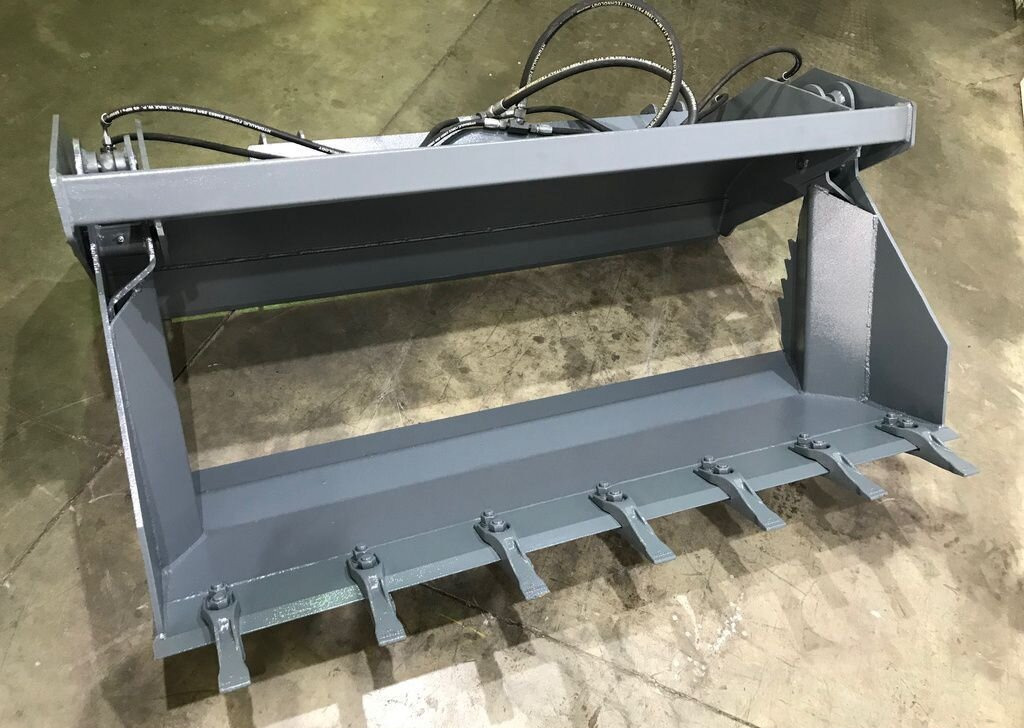 Ковш двухчелюстной (4 в 1) на мини-погрузчик - Ковш для погрузчика: фото 4 Ковш двухчелюстной (4 в 1) на мини-погрузчик - Ковш для погрузчика: фото 4