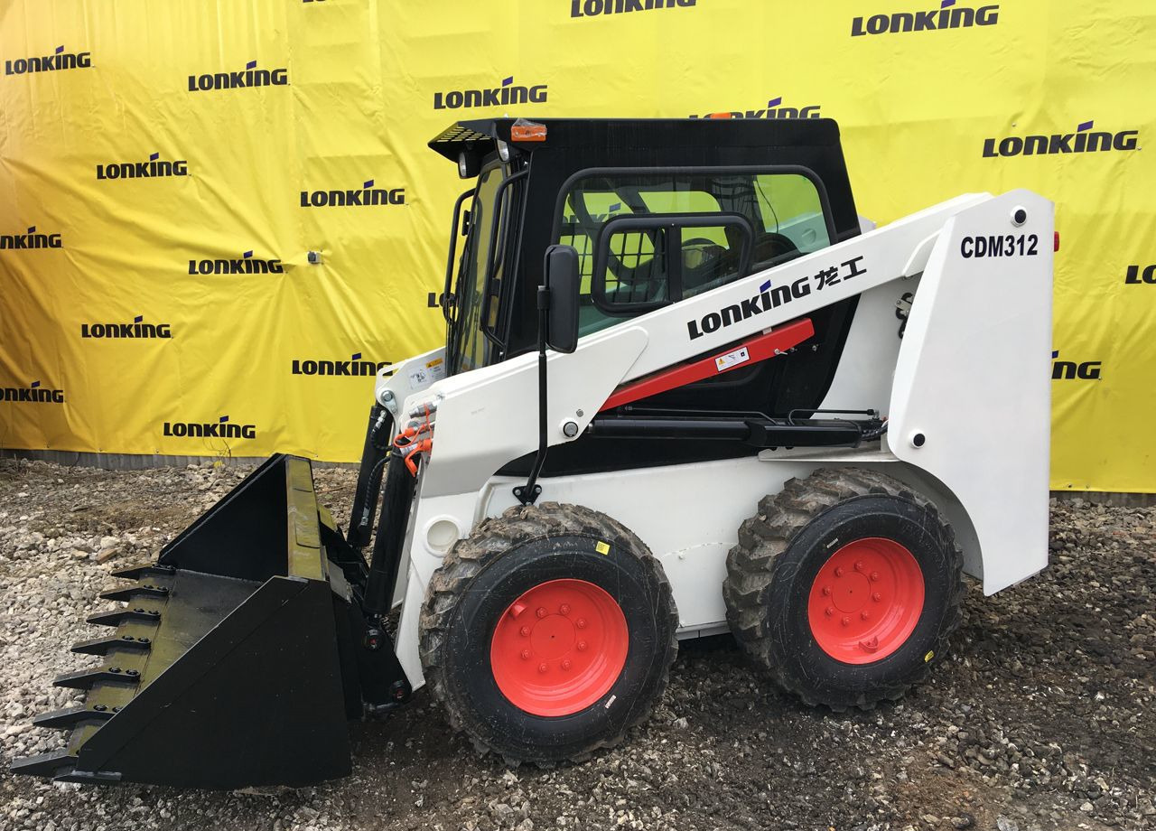 Мини-погрузчик Lonking CDM312 - Мини-погрузчик (с бортовым поворотом): фото 1 Мини-погрузчик Lonking CDM312 - Мини-погрузчик (с бортовым поворотом): фото 1