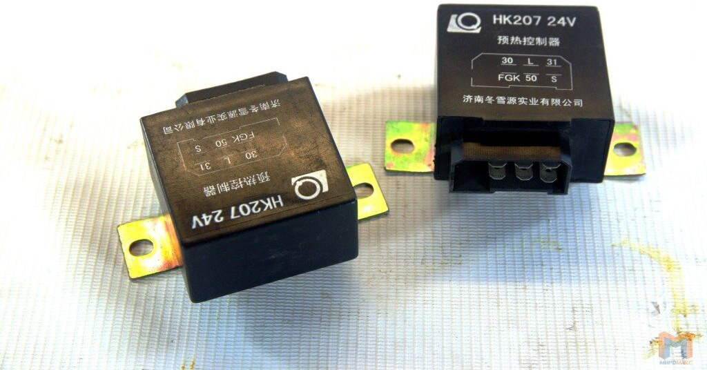 Реле подогрева свечей накаливания 24В YTO ZL30-II/ZL30F - Реле для Фронтальных погрузчиков: фото 1 Реле подогрева свечей накаливания 24В YTO ZL30-II/ZL30F - Реле для Фронтальных погрузчиков: фото 1