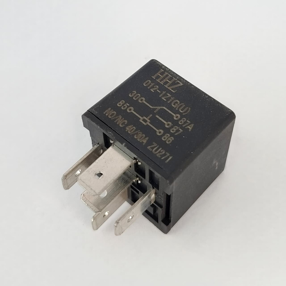 Реле управления пуском HHZ 012-1Z1G(U), 12В, 40/30А, 5 контактов LONKING CDM307/308/312 - Реле для Мини-погрузчиков (с бортовым поворотом): фото 1 Реле управления пуском HHZ 012-1Z1G(U), 12В, 40/30А, 5 контактов LONKING CDM307/308/312 - Реле для Мини-погрузчиков (с бортовым поворотом): фото 1