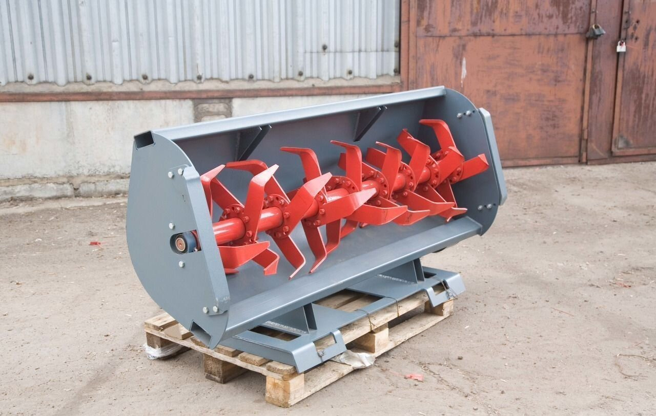 Рыхлитель на мини погрузчик. Культиватор фрезерный - Почвофреза: фото 2 Рыхлитель на мини погрузчик. Культиватор фрезерный - Почвофреза: фото 2