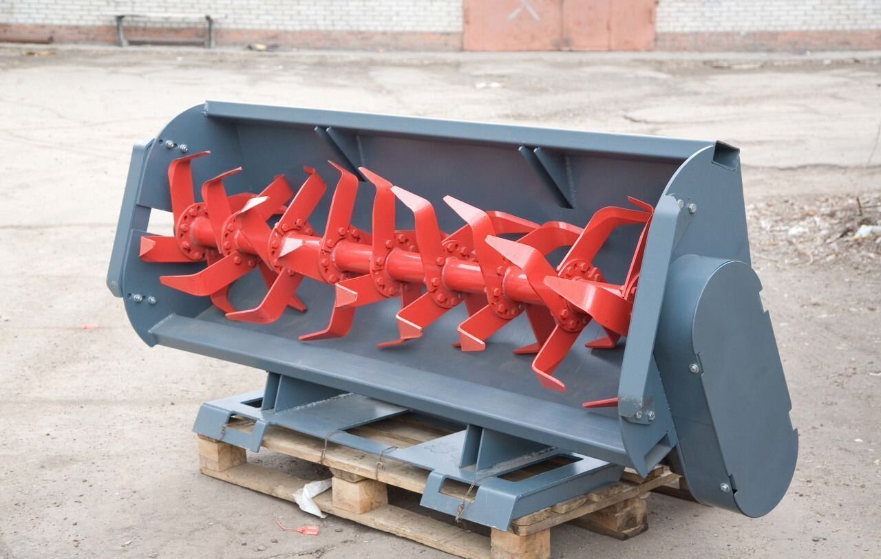 Рыхлитель на мини погрузчик. Культиватор фрезерный - Почвофреза: фото 3 Рыхлитель на мини погрузчик. Культиватор фрезерный - Почвофреза: фото 3