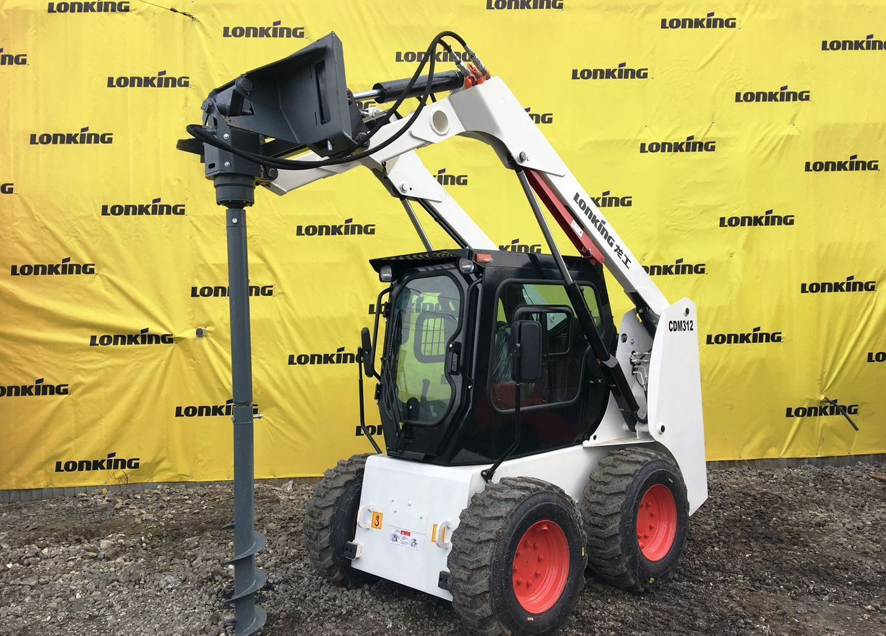 Ямобур (буровая установка) на мини погрузчик - Бур для Мини-погрузчиков с бортовым поворотом: фото 2 Ямобур (буровая установка) на мини погрузчик - Бур для Мини-погрузчиков с бортовым поворотом: фото 2