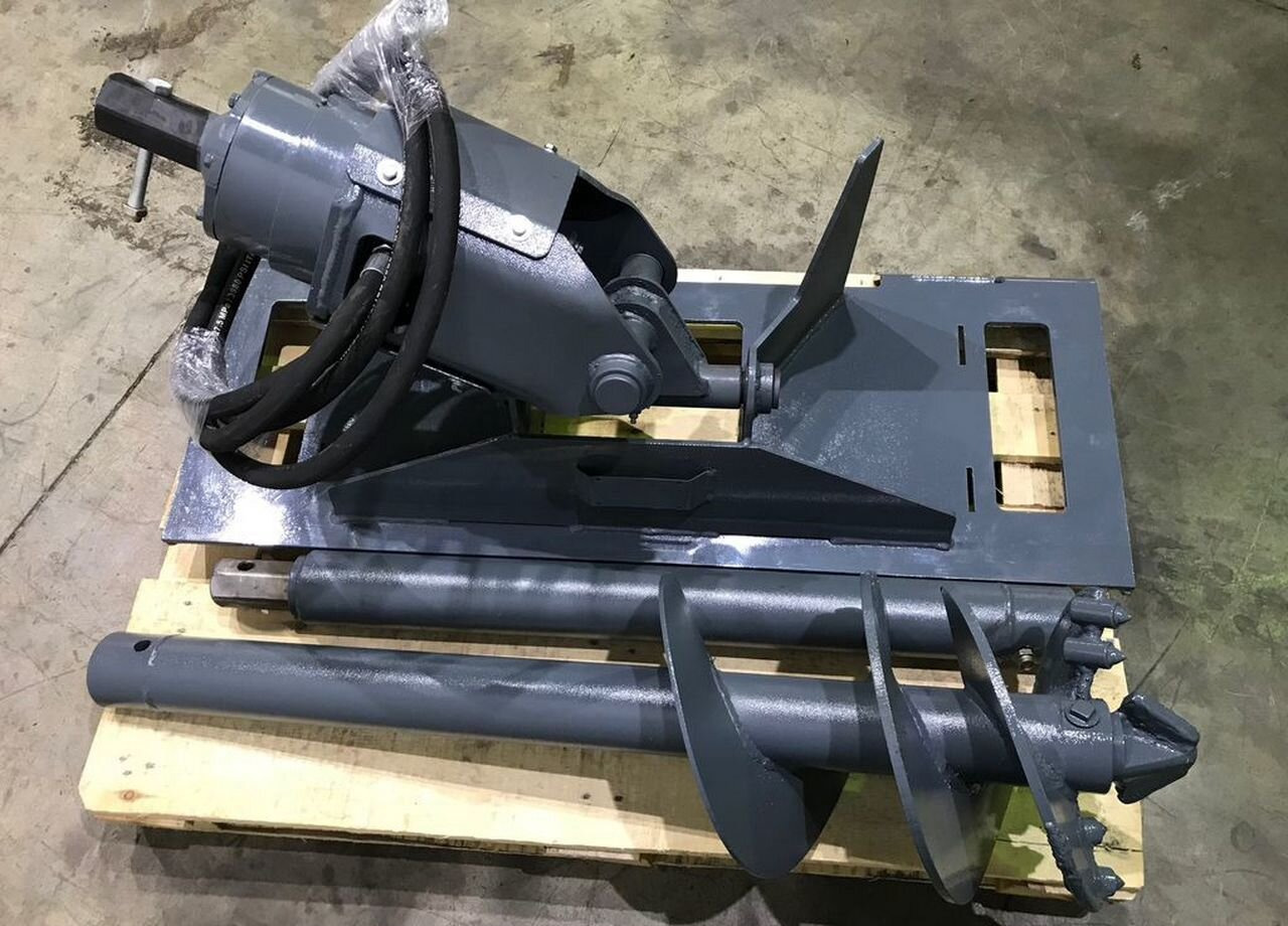 Ямобур (буровая установка) на мини погрузчик - Бур для Мини-погрузчиков с бортовым поворотом: фото 5 Ямобур (буровая установка) на мини погрузчик - Бур для Мини-погрузчиков с бортовым поворотом: фото 5