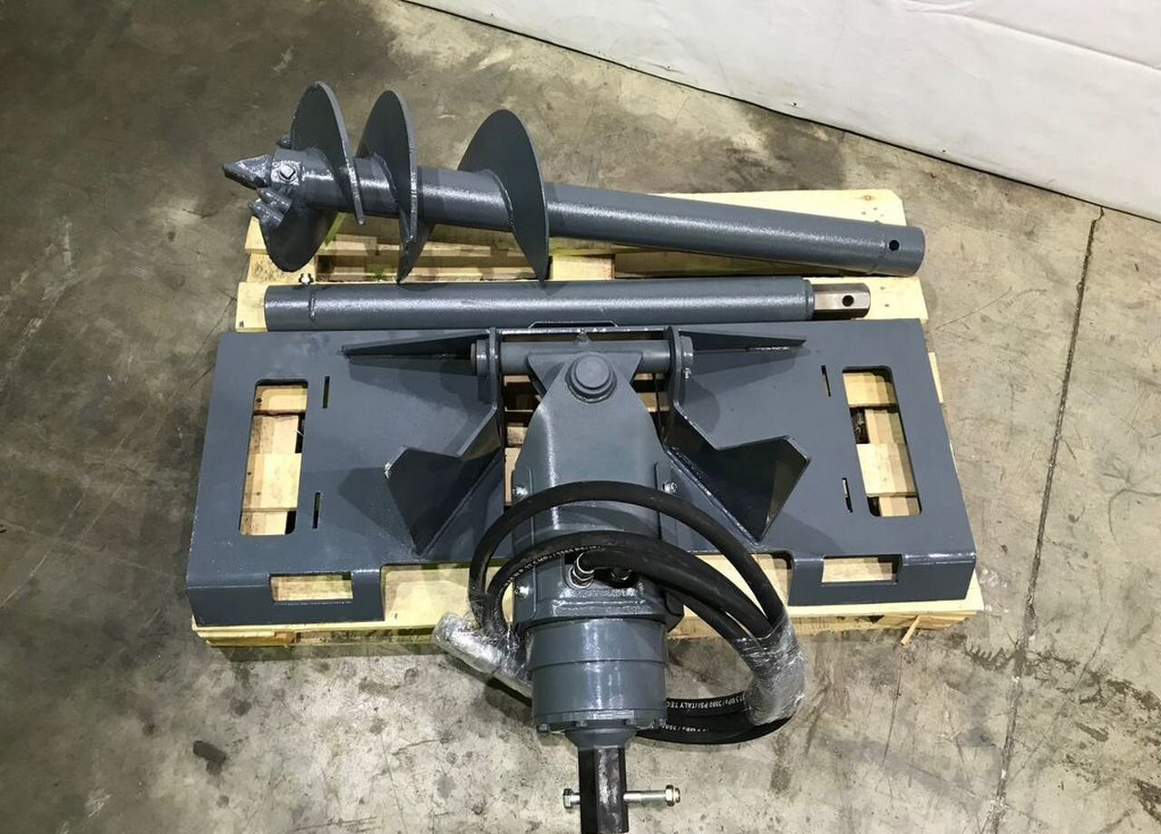 Ямобур (буровая установка) на мини погрузчик - Бур для Мини-погрузчиков с бортовым поворотом: фото 3 Ямобур (буровая установка) на мини погрузчик - Бур для Мини-погрузчиков с бортовым поворотом: фото 3