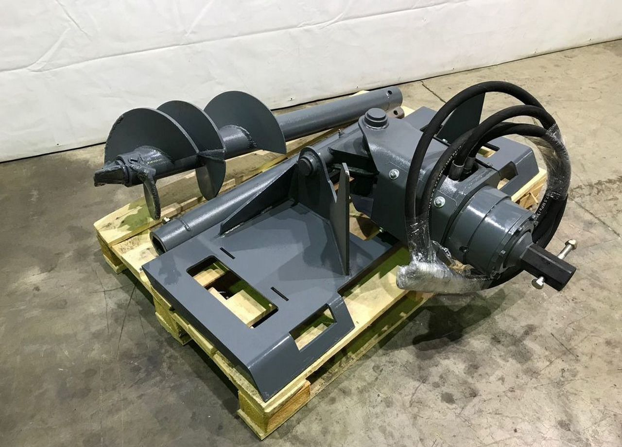 Ямобур (буровая установка) на мини погрузчик - Бур для Мини-погрузчиков с бортовым поворотом: фото 4 Ямобур (буровая установка) на мини погрузчик - Бур для Мини-погрузчиков с бортовым поворотом: фото 4