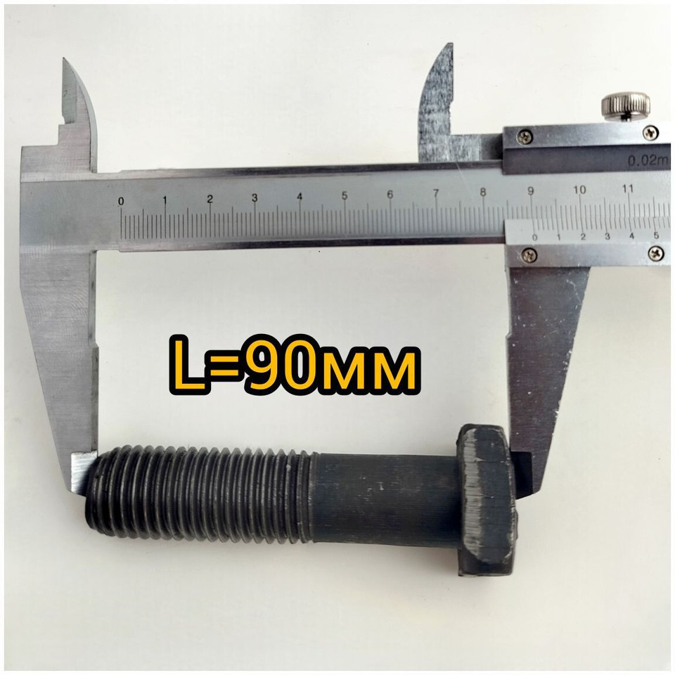Болт ☐М20*2,5мм L90/45мм. с гайкой, квадратная шляпка, зуба ковша XCMG LW500F/SDLG LG956L - Запчасти для Фронтальных погрузчиков: фото 5 Болт ☐М20*2,5мм L90/45мм. с гайкой, квадратная шляпка, зуба ковша XCMG LW500F/SDLG LG956L - Запчасти для Фронтальных погрузчиков: фото 5