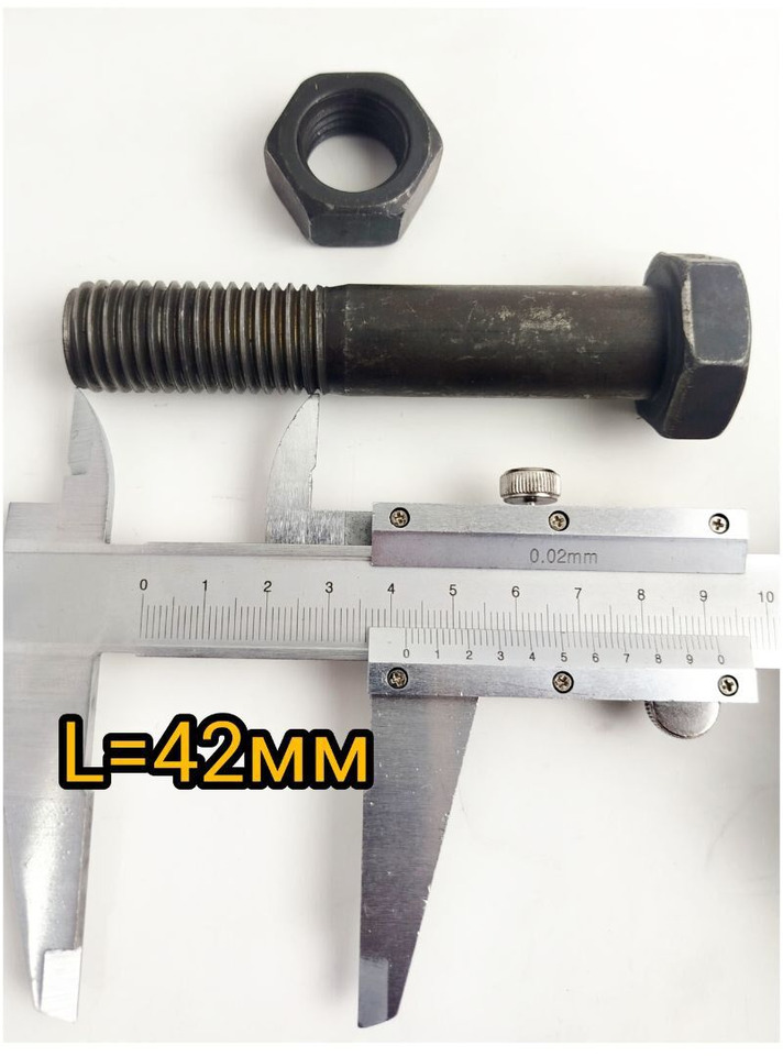 Болт+гайка M20*2,5/L110*40 бокового зуба XCMG ZL30G/ZL50G - Запчасти для Фронтальных погрузчиков: фото 5 Болт+гайка M20*2,5/L110*40 бокового зуба XCMG ZL30G/ZL50G - Запчасти для Фронтальных погрузчиков: фото 5