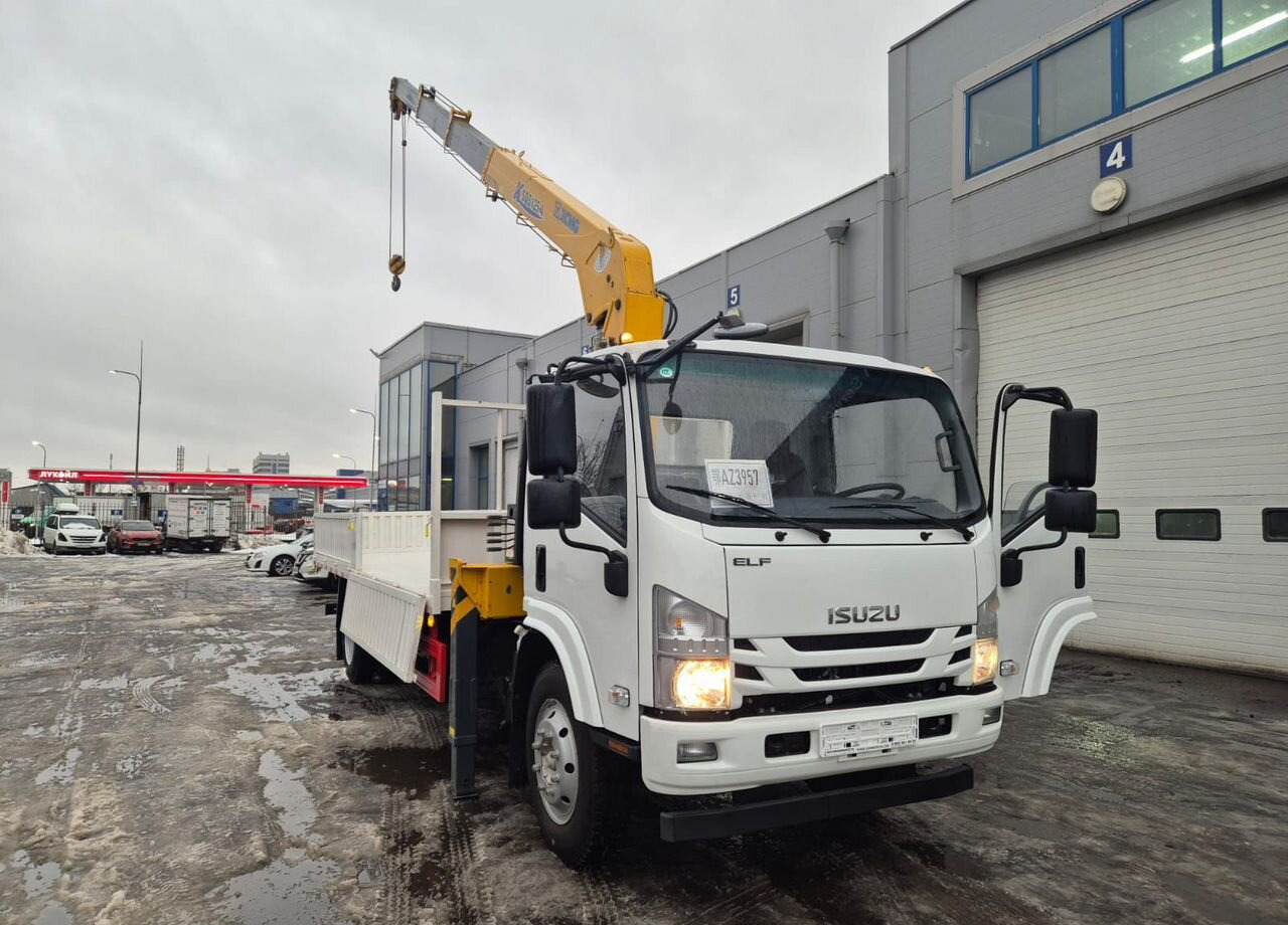 Новый Бортовой грузовик/ Платформа, Автоманипулятор Isuzu Elf (N-series): фото 13