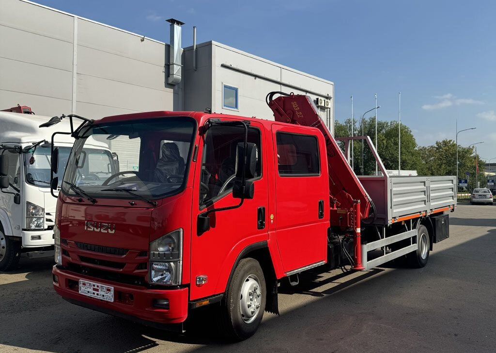 Isuzu Elf (N-series) - Грузовик бортовой/ Платформа, Автоманипулятор: фото 5 Isuzu Elf (N-series) - Грузовик бортовой/ Платформа, Автоманипулятор: фото 5