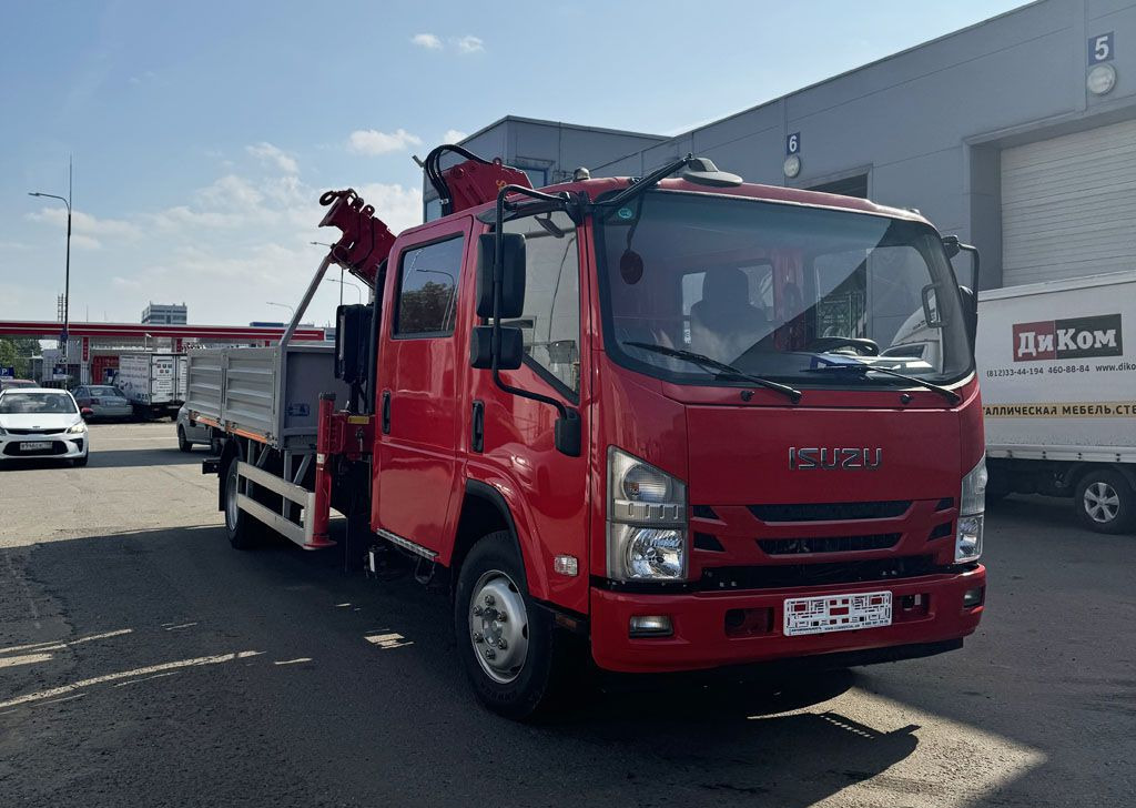Isuzu Elf (N-series) - Грузовик бортовой/ Платформа, Автоманипулятор: фото 3 Isuzu Elf (N-series) - Грузовик бортовой/ Платформа, Автоманипулятор: фото 3