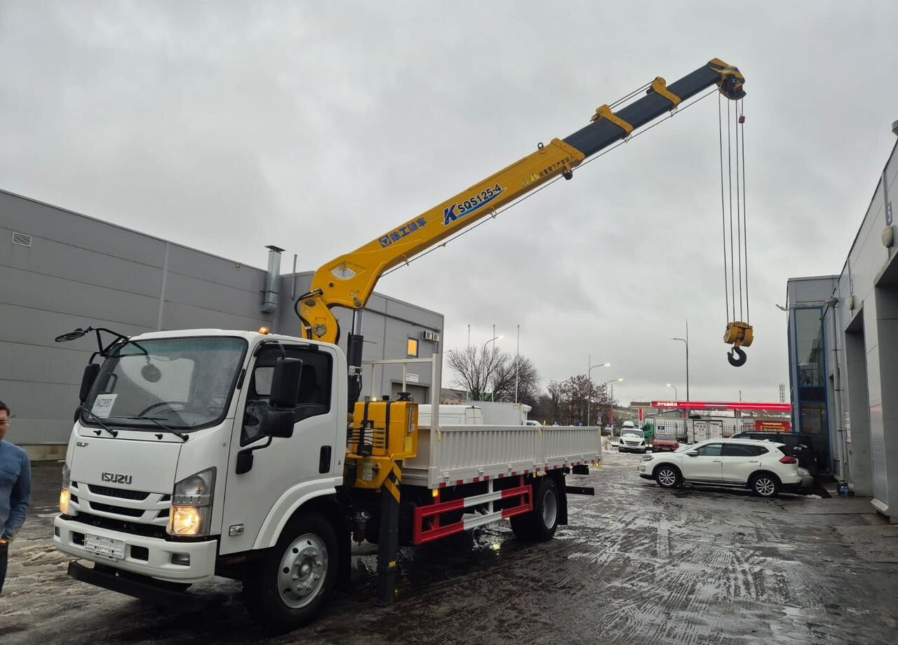 Isuzu Elf (N-series) - Бортовой грузовик/ Платформа, Автоманипулятор: фото 2 Isuzu Elf (N-series) - Бортовой грузовик/ Платформа, Автоманипулятор: фото 2