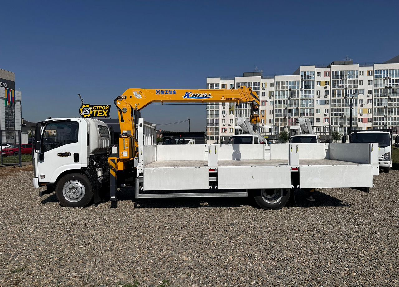 Новый Грузовик бортовой/ Платформа, Автоманипулятор Isuzu Elf: фото 7