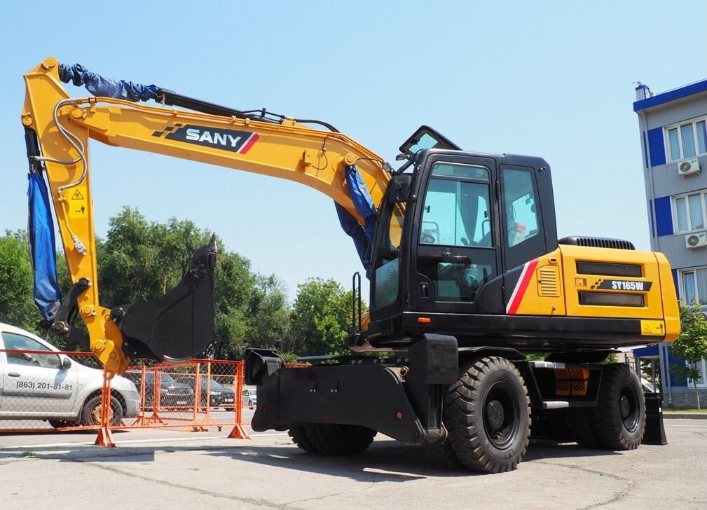 Новый Колёсный экскаватор SANY SY165W: фото 9
