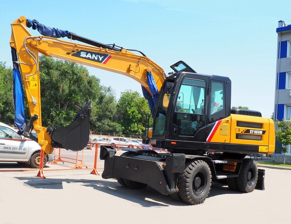 Новый Колёсный экскаватор SANY SY165W: фото 11