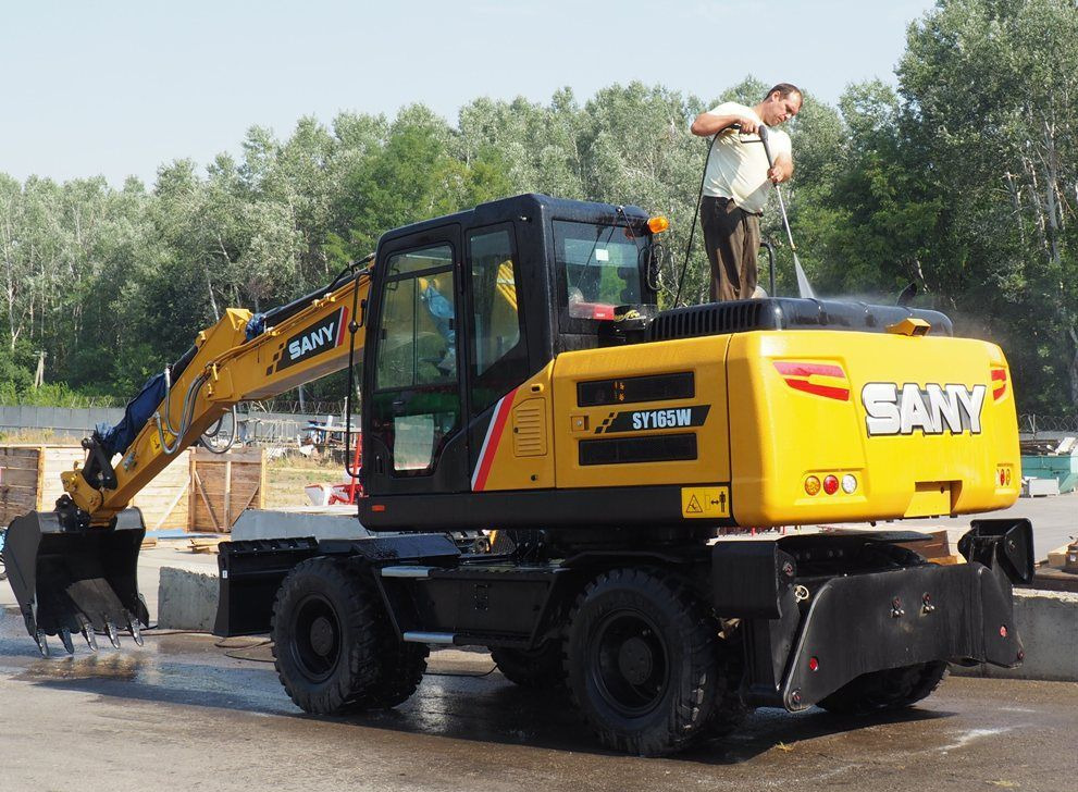 Новый Колёсный экскаватор SANY SY165W: фото 8