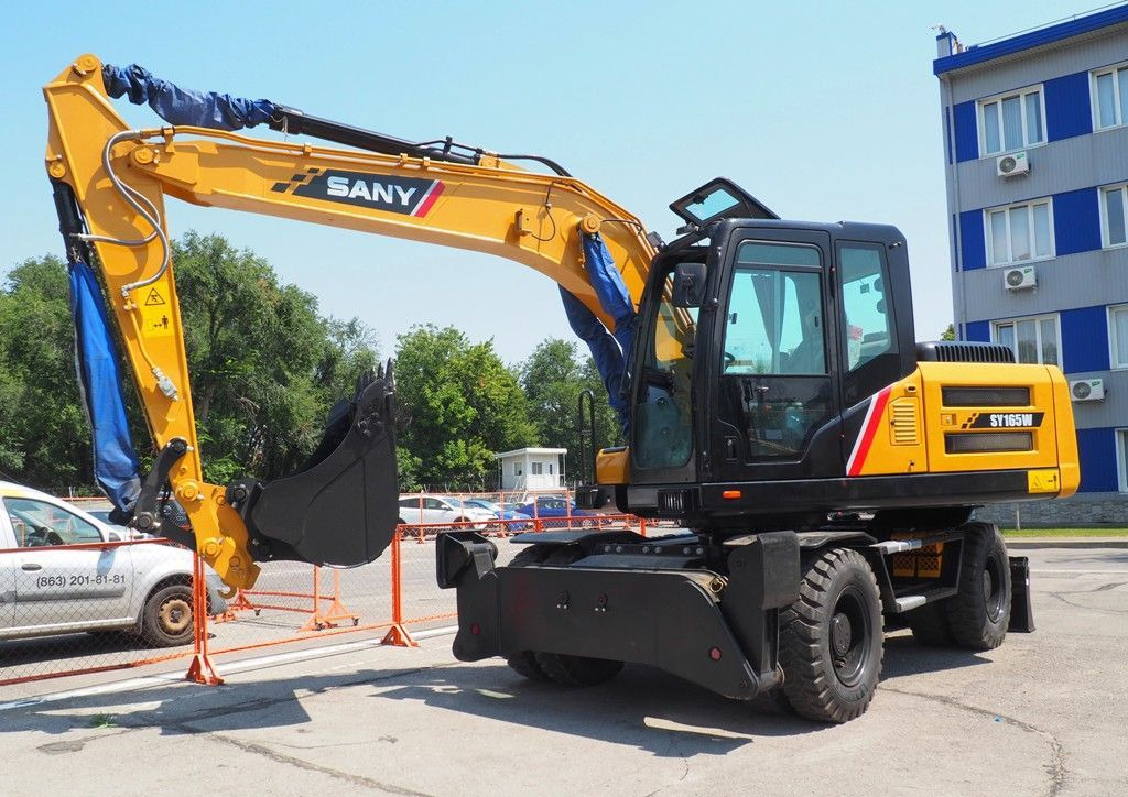 Новый Колёсный экскаватор SANY SY165W: фото 6