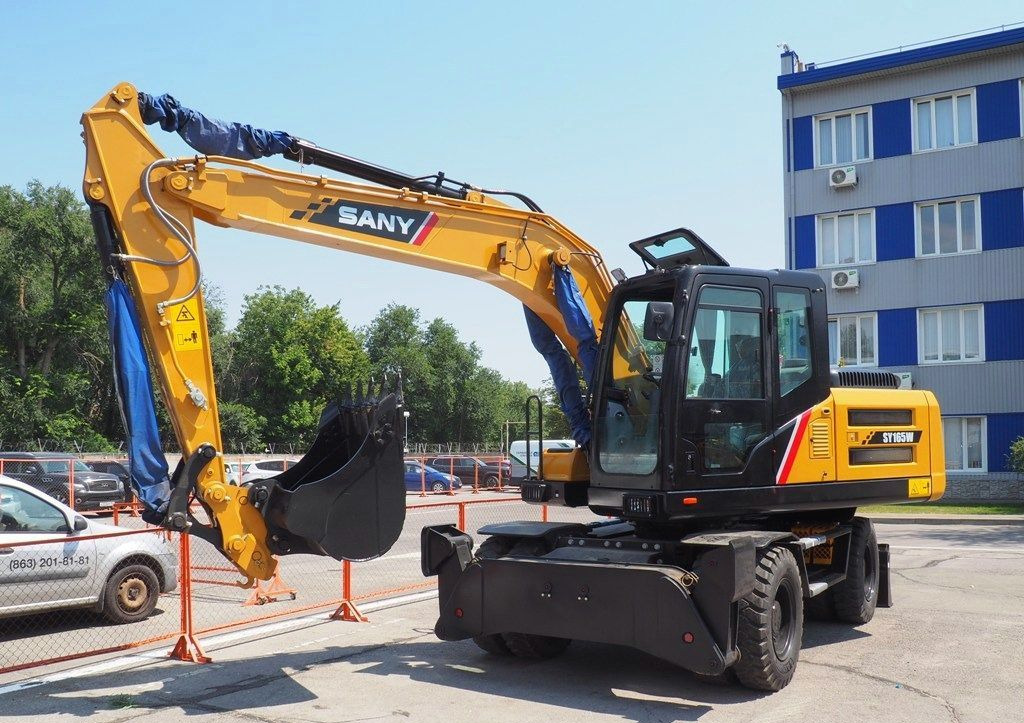 Новый Колёсный экскаватор SANY SY165W: фото 7