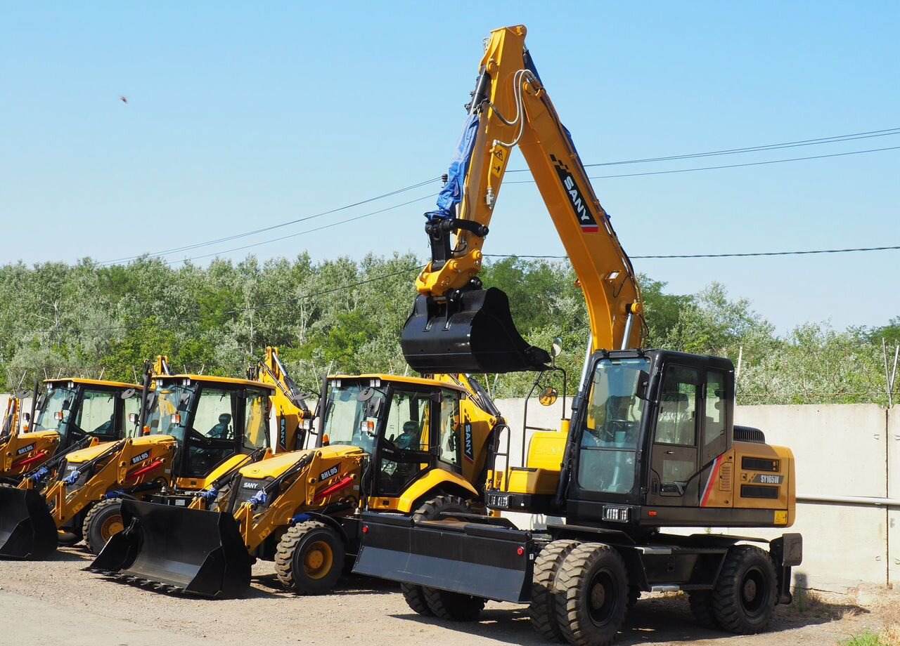 Новый Колёсный экскаватор SANY SY165W: фото 13
