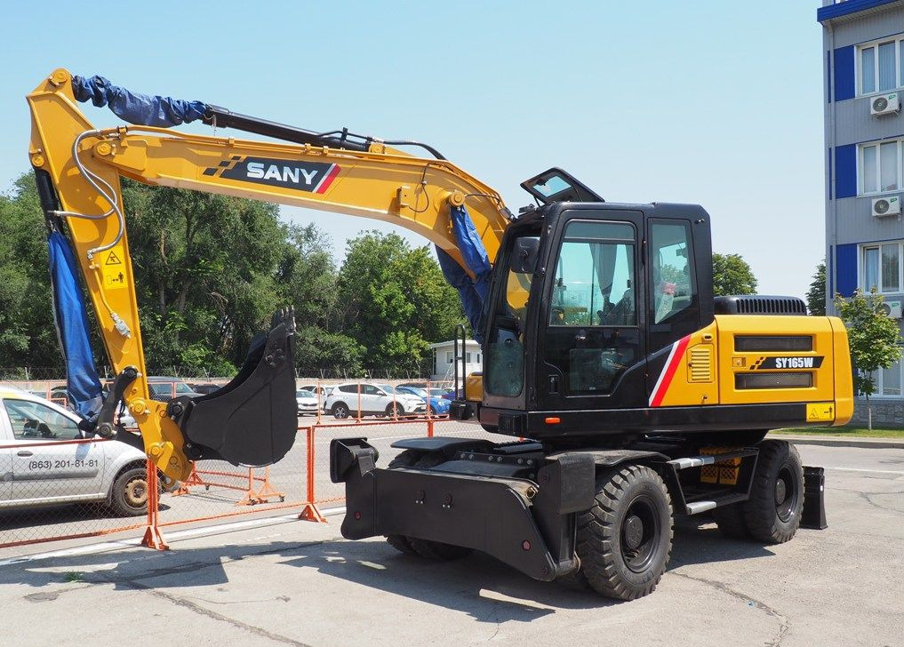 Новый Колёсный экскаватор SANY SY165W: фото 7