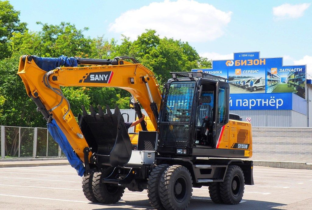 Новый Колёсный экскаватор SANY SY165W: фото 6