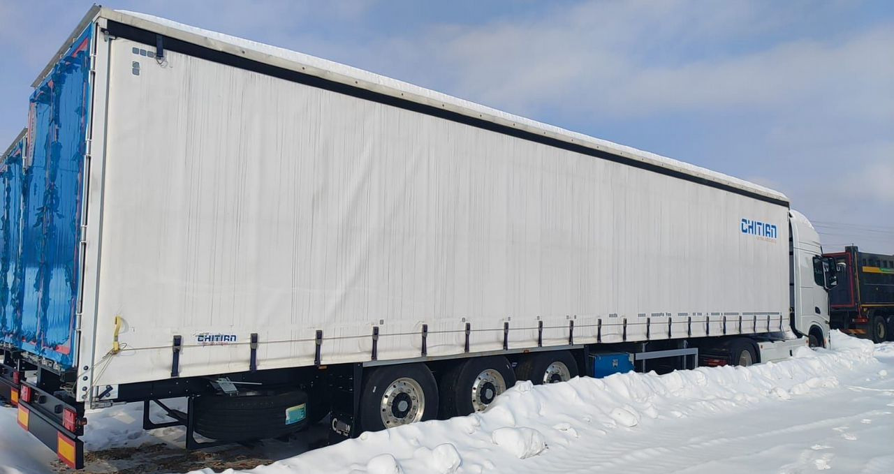 Полуприцеп shacman EXQ9408-RU-XXY шторный - Тентованный полуприцеп: фото 4 Полуприцеп shacman EXQ9408-RU-XXY шторный - Тентованный полуприцеп: фото 4