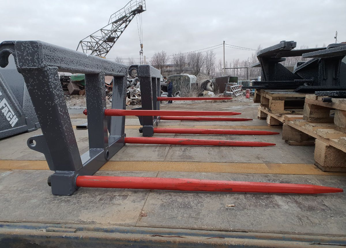 Вилы для рулонов на погрузчик кун с еврорамкой - Вилы: фото 3 Вилы для рулонов на погрузчик кун с еврорамкой - Вилы: фото 3