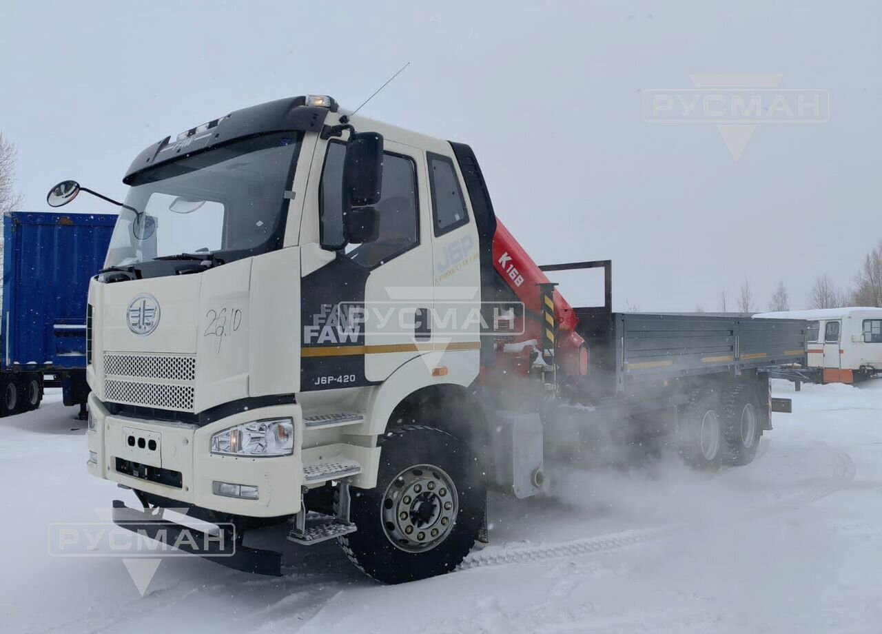 Новый Грузовик бортовой/ Платформа, Автоманипулятор FAW J6 СА3250: фото 6