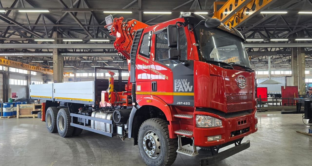 Новый Грузовик бортовой/ Платформа, Автоманипулятор FAW J6P: фото 6 Новый Грузовик бортовой/ Платформа, Автоманипулятор FAW J6P: фото 6