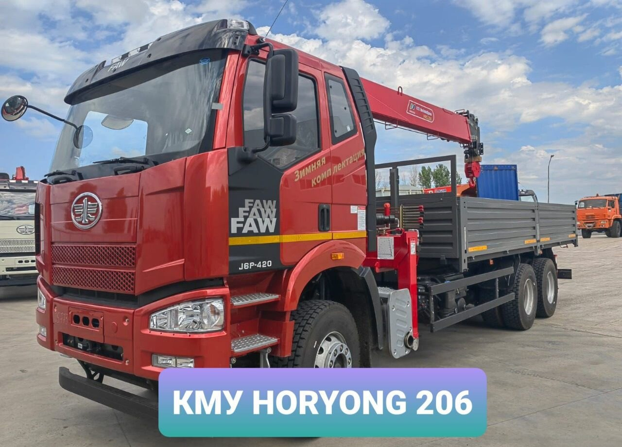 FAW J6P - Грузовик бортовой/ Платформа, Автоманипулятор: фото 1 FAW J6P - Грузовик бортовой/ Платформа, Автоманипулятор: фото 1