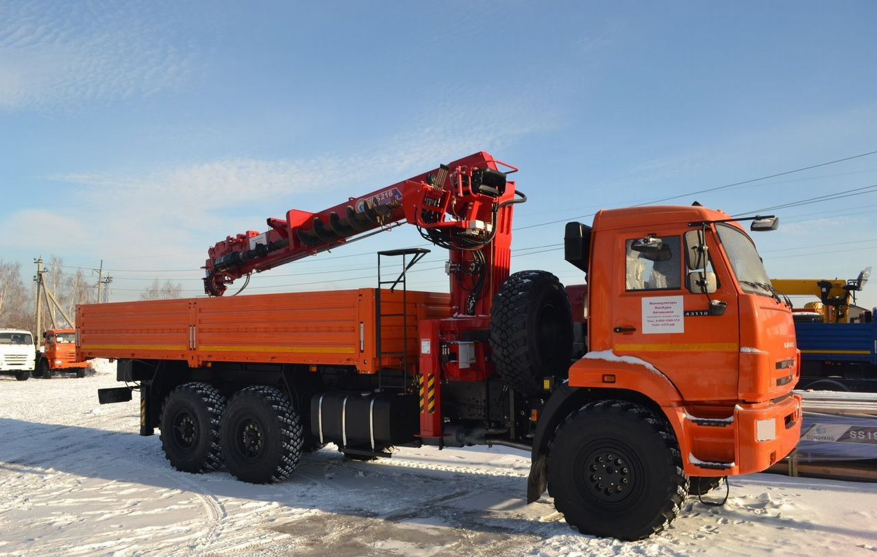 КАМАЗ 43118-50 - Грузовик бортовой/ Платформа, Автоманипулятор: фото 1 КАМАЗ 43118-50 - Грузовик бортовой/ Платформа, Автоманипулятор: фото 1